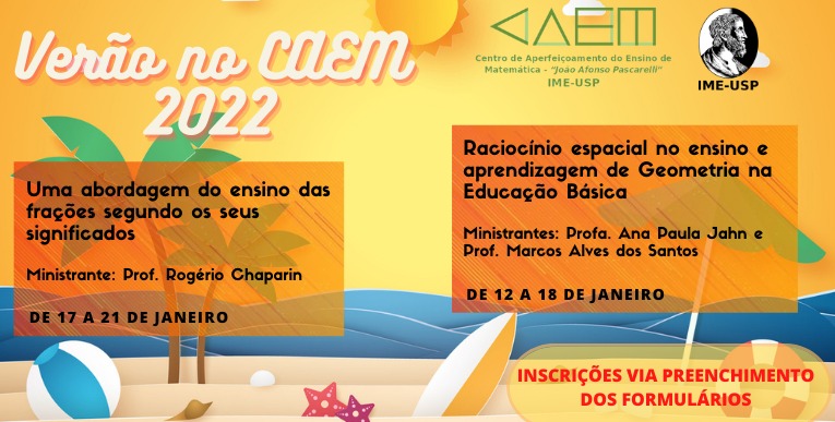 Imagem banner Verão no CAEM 2022