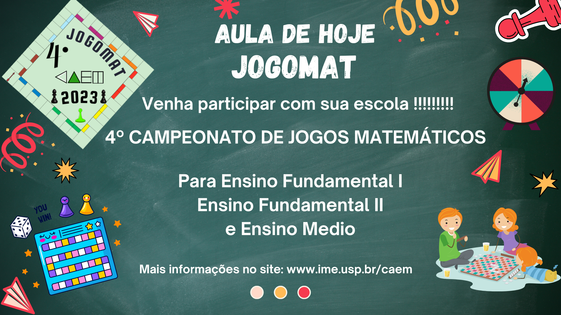 Convite para o quarto JOGOMAT