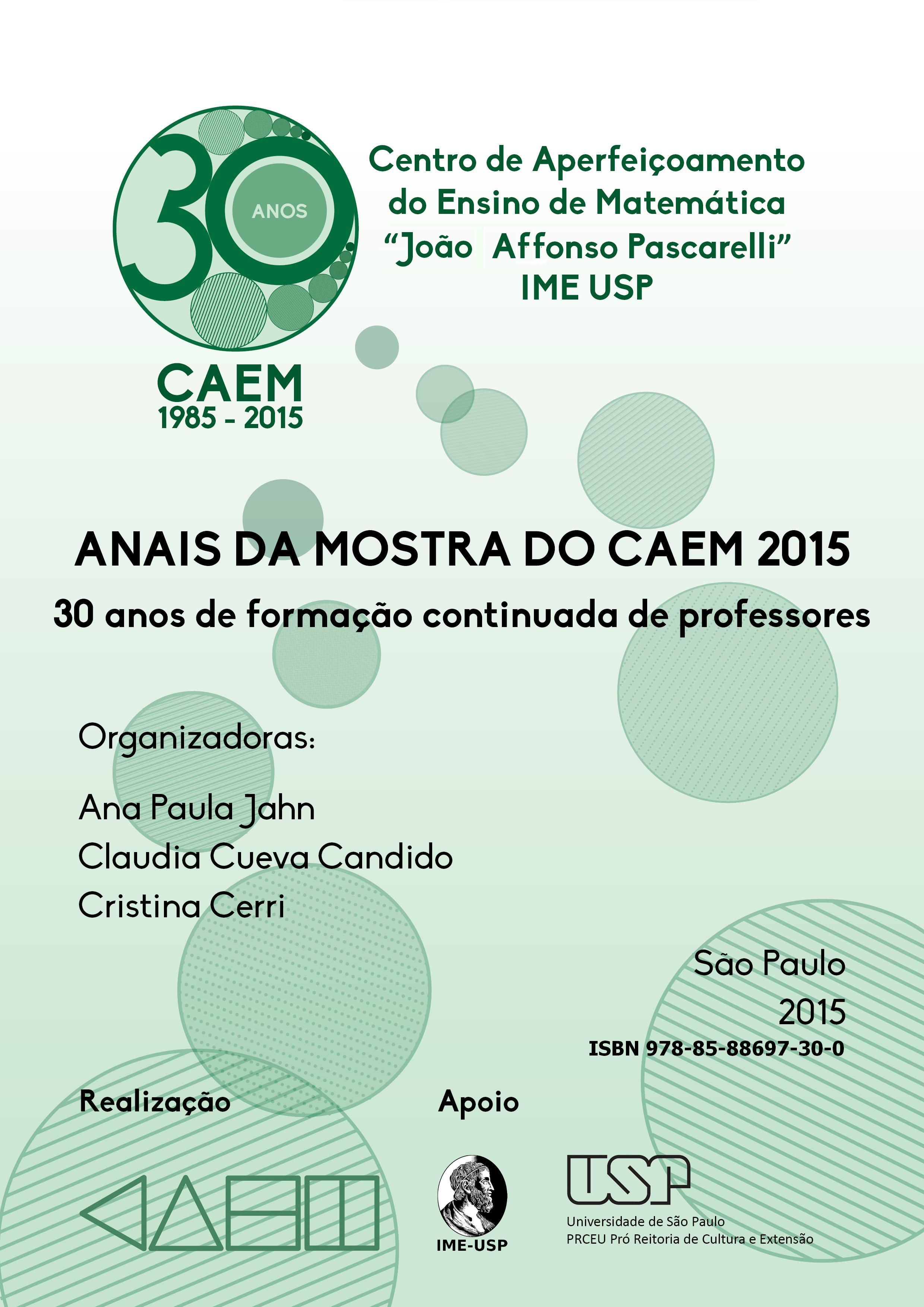 Link Anais Mostra CAEM 2015