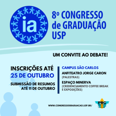 Inscrições abertas para a 8° edição do Congresso de Graduação USP