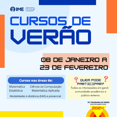 Participe dos Cursos de Verão de 2024!