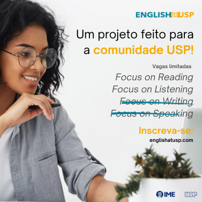 English at USP recebe inscrições para os cursos gratuitos de inglês