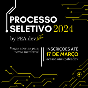 FEA.dev abre processo seletivo para novos membros