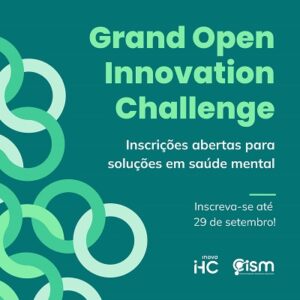 Inscrições abertas para o Grand Open Inovation Challenge
