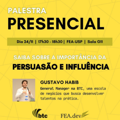 Persuasão e influência é tema de workshop oferecido pela FEA.dev