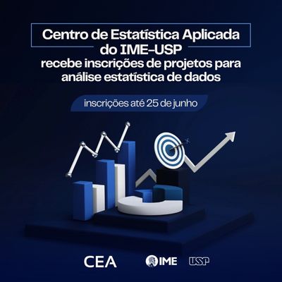 Centro de Estatística Aplicada do IME-USP recebe inscrições de projetos para análise estatística de dados