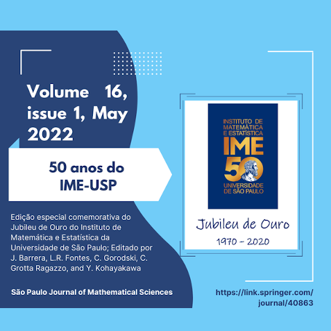 SP Journal: edição especial comemorativa do Jubileu de Ouro do IME