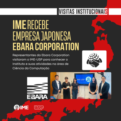 IME-USP recebe representantes da empresa japonesa Ebara Corporation
