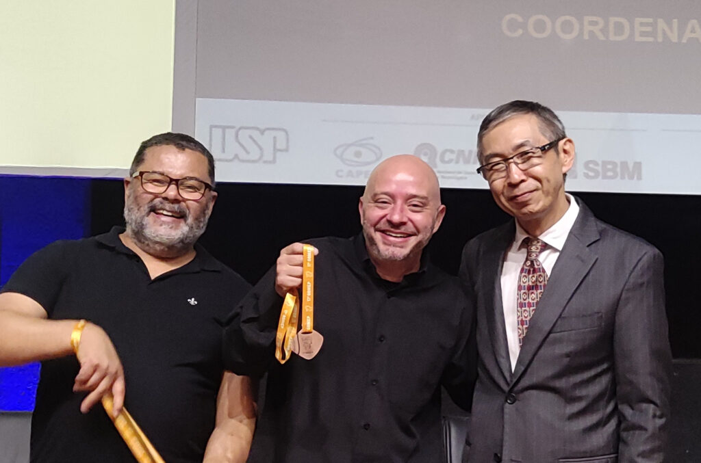 Mr. Humberto Luiz de Jesus, Mr. Isaac Cei Dias and Prof. Dr. Ronaldo Fumio Hashimoto