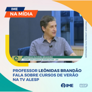 Prof. Leônidas Brandão fala sobre os cursos do verão na TV Alesp