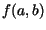 $f(a,b)$