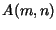 $A(m,n)$
