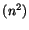 $(n^2)$
