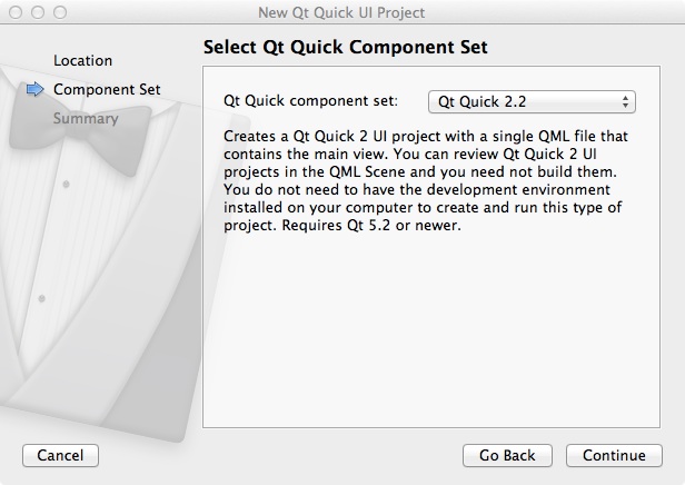 Select Component QuickQt 2.2