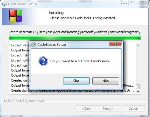 code blocks mingw 10.05