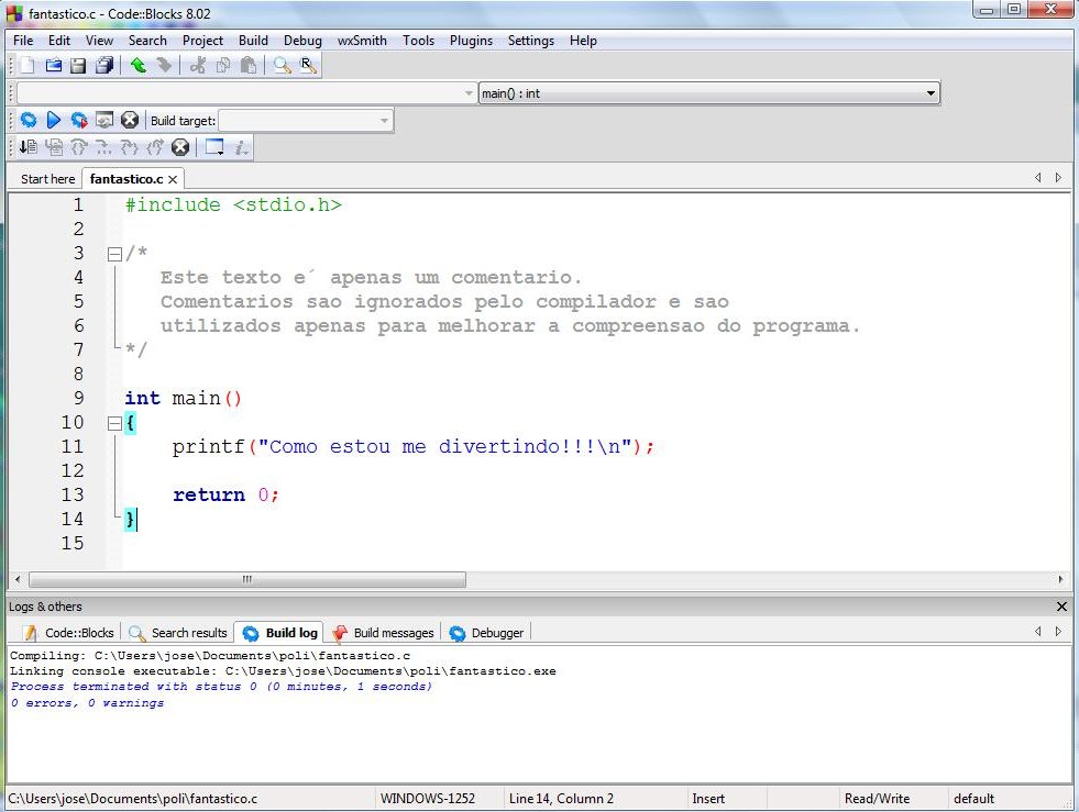 Compilando e executando programas em C/C++ no Windows