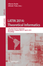 LATIN 2014: Theoretical Informatics