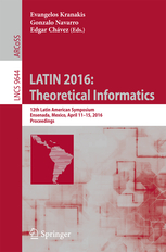 LATIN 2016: Theoretical Informatics