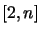 $[2,n]$