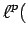 $\displaystyle \ell^{p}($