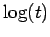 $ \log(t)$
