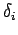 $ \delta_i$