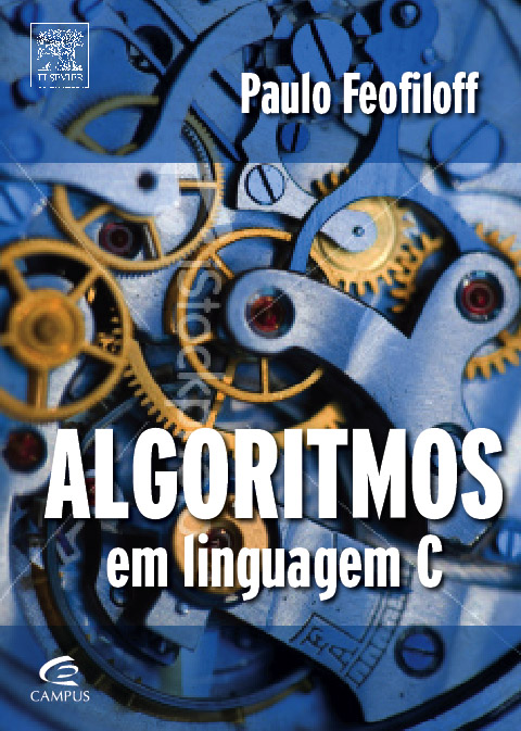 capa do livro 'Algoritmos em Linguagem C'
