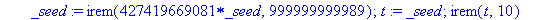 gera := proc () local t; global _seed; _seed := ire...