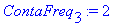 ContaFreq[3] := 2