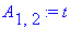 A[1,2] := t