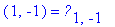 ARRAY([0 .. 2, -1 .. 3],[(0, -1) = `?`[0,-1], (0, 0...