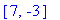 vector([7, -3])