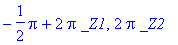 -1/2*Pi+2*Pi*_Z1, 2*Pi*_Z2