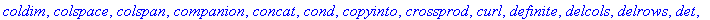 [BlockDiagonal, GramSchmidt, JordanBlock, LUdecomp,...