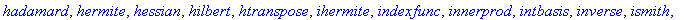 [BlockDiagonal, GramSchmidt, JordanBlock, LUdecomp,...