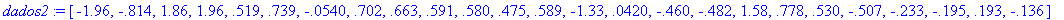 dados2 := [-1.96, -.814, 1.86, 1.96, .519, .739, -....