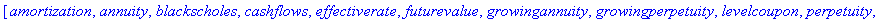 [amortization, annuity, blackscholes, cashflows, ef...