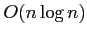 $O(n \log n)$