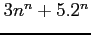 $3 n^n + 5 . 2^n$