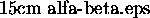\begin{figure}
\centerline{
\epsfxsize 15cm
\epsfbox{alfa-beta.eps}}
\end{figure}