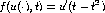 f (u(.),t) = u'(t - t2)  